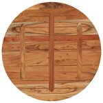 vidaXL Dessus de table Ø90x3 8 cm rond bois massif d'acacia