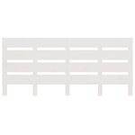 vidaXL Tête de lit Blanc 180x3x80 cm Bois massif de pin