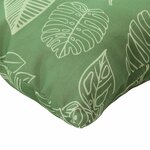 vidaXL Coussins de palette lot de 3 motif de feuilles tissu Oxford