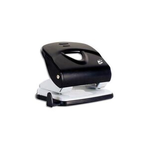 Perforateur 2 trous. Capacité 40 feuilles. Ecart 8 cm. ø6mm. Réglette. Coloris noir... 5 ETOILES