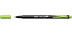 Stylo Feutre Fineliner Intensity Pte Baguée métal Fine 0,4mm Vert Clair BIC