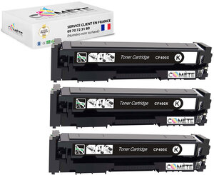 201x -3 toners compatibles hp 201 cf400x noir