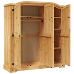 vidaXL Garde-robe avec 3 portes Gamme Corona pin mexicain