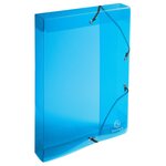 Boite De Classement Exabox Dos 40mm Polypropylène Crystal Colours - A4 - Couleurs Assorties - X 8 - Exacompta