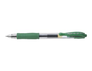 Stylo bille à encre Gel G2 05 Pte Fine Vert x 12 PILOT