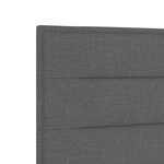 vidaXL Tête de lit Design Lines Gris Foncé 140 cm Tissu