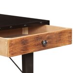 vidaXL Table console 118x35x76 cm Bois de récupération massif