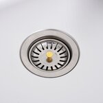 vidaXL Évier de camping Double lavabo avec robinet Acier inoxydable