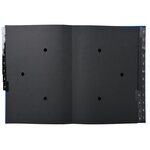 Trieur Rigide Economique Ordonator 24 Compartiments Alphabétiques- 24x34cm - Bleu - X 8 - Exacompta