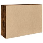vidaXL Buffet chêne fumé 90 5x29 5x65 cm bois d'ingénierie