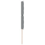 vidaXL Tête de lit LED design lignes gris clair 90 cm en tissu