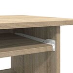 vidaXL Bureau Chêne sonoma 80x45x74 cm Bois d’ingénierie