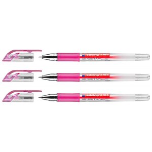 Roller à Encre Gel Grip 2185 Rose 0 7 mm x 3 EDDING