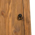 vidaXL Armoire latérale de salle de bain Pin massif 42x23x70 cm
