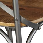vidaXL Chaises à manger lot de 2 bois solide de manguier