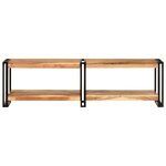 vidaXL Meuble TV 140x30x40 cm bois d'acacia massif