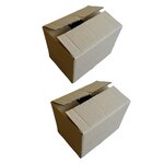 2 cartons d'emballage 20 x 15 x 11 cm