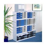 Module De Classement Modulo Office 10 Tiroirs A3 - Bleu - Exacompta