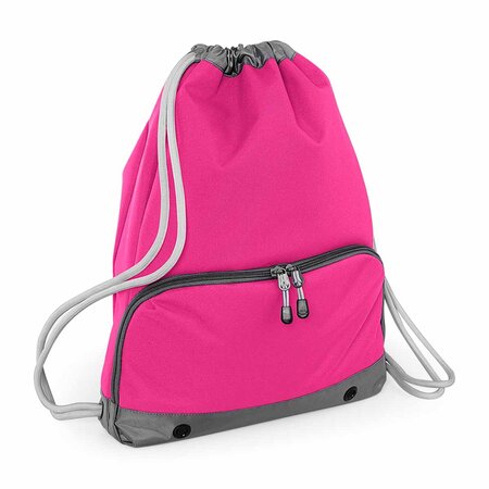 Sac à dos en toile à bretelles - BG542 - rose fuschia