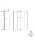 THIRARD - Armoire à fusils Durban  fermeture par clé  2 pênes  capacité de 3 fusils