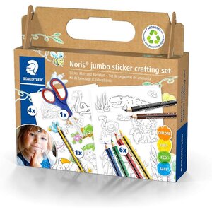 Kit créatif de stickers noris jumbo 12 pièces staedtler