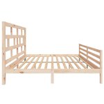 vidaXL Cadre de lit Bois de pin massif 200x200 cm