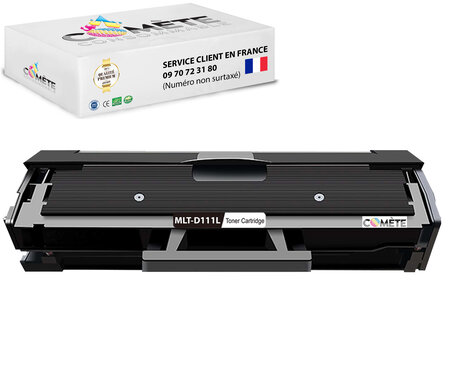 D111l - 1 cartouche de toner compatible avec samsung d111l mlt-d111l 111l noir pour imprimante samsung xpress m2026 m2026w m2070 m2070w m2020w m2022w m2022 m2020 m2070fw…