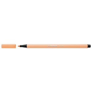 Stylo feutre dessin pen 68 orange clair stabilo