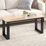 vidaXL Dessus de table 110x40x1 7 cm rectangulaire bois de pin massif