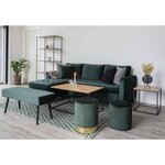 House Nordic Table basse Avery Chêne et noir
