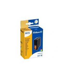H15 cartouche jet d'encre compatible avec oem c6578d 78d couleur pelikan printing