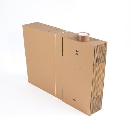 Pack 20 Cartons Standards Renforcées à Poignées + 1 Adhésif