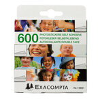 Bte de 600 Autocollants Pour Photos Double-face Blanc EXACOMPTA