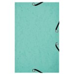 Chemise 3 Rabats À Élastiques Aquarel + 25 Fiches Bristol 125x200mm - 4 Couleurs Assorties - Couleurs Assorties - X 10 - Exacompta