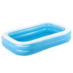 Bestway piscine gonflable rectangulaire 262x175x51 cm bleu et blanc