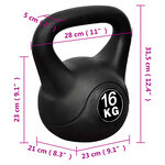 Kettlebell de 16 kg