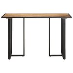 vidaXL Table à manger 120 cm Bois de manguier brut