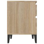 vidaXL Tables de chevet 2 Pièces Chêne sonoma 40x35x50 cm
