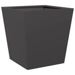 vidaXL Jardinière noir 40x40x40 cm acier