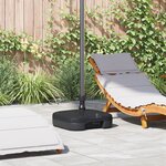 Base de parasol de jardin vidaXL 28 kg de sable ou 24 L d'eau