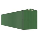 vidaXL Abri de jardin Vert 192x938x223 cm Acier galvanisé