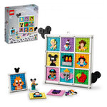 Set de Décoration LEGO Disney 100 Ans d'Icônes avec Minifigurine Mickey