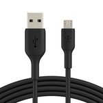 BELKIN - cable - PVC A-MUSB 1M, BLK - PVC A-MUSB 1