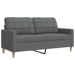 vidaXL Ensemble de canapés 4 Pièces repose-pied et coussins décoratifs