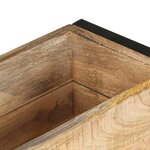 vidaXL Jardinière 60x20x68 cm Bois de manguier brut