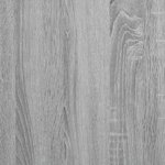 vidaXL Cadre de lit sonoma gris 160x200 cm bois d'ingénierie et métal