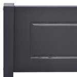 vidaXL Cadre de lit sans matelas bois massif de pin gris 160x200 cm
