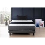 Sommier + matelas ferme à mémoire de forme 5 zones 140 x 190 x 28 cm