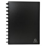 Porte-cartes De Visite À Anneaux Et Pochettes Détachables A4 - Noir - X 5 - Exacompta