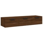 vidaXL Armoire murale Chêne marron 102x30x20 cm Bois d'ingénierie